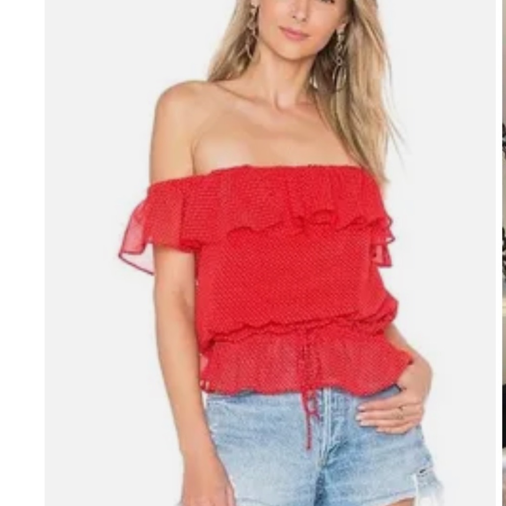 Lovers and Friends off the shoulder top